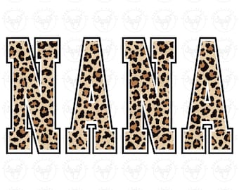 Descarga digital de Nana Leopard, Abuela Leopardo Png, Sublimación de Abuela, Nana Universitaria Png, Diseño de Nana Leopardo Descarga digital, Nana Png