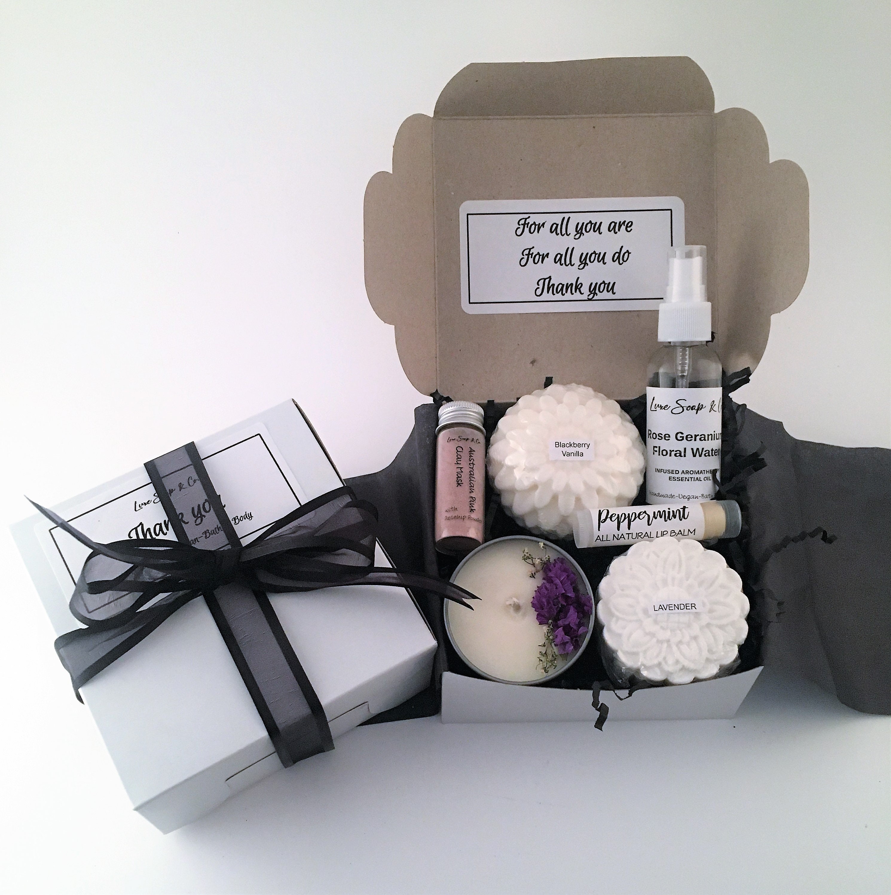 Thank You Gift Box Mini Youre the Best Gift Set Body Care Etsy Canada