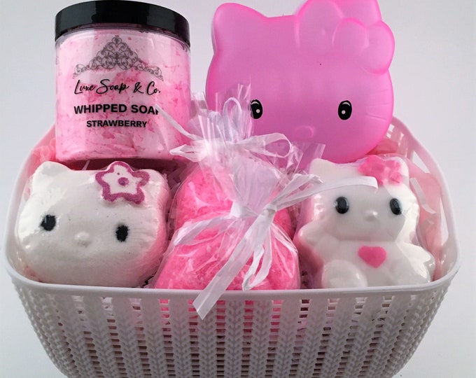 Hello Kitty Bath Gift Set. Limited Edition. (only a Few Left) - Etsy