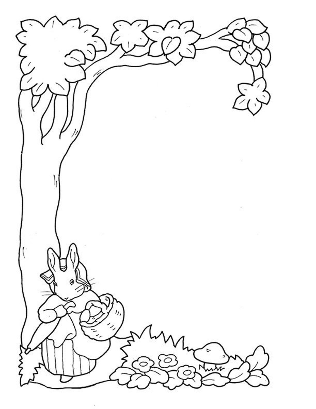 Classic Printable From Beatrix Potter! This One is Mrs. Rabbit for ...