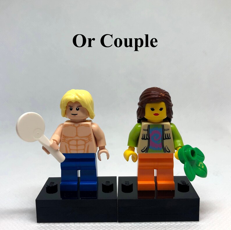 Create Your Own Personalized LEGO Figure Keychain available Etsy