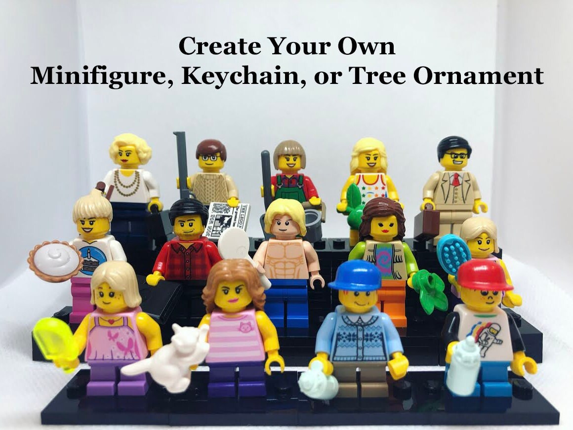 Create Your Own Minifigure keychain 