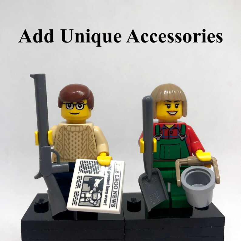 Create Your Own Personalized LEGO Figure Keychain available Etsy
