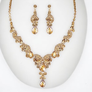 Gold prom jewelry online