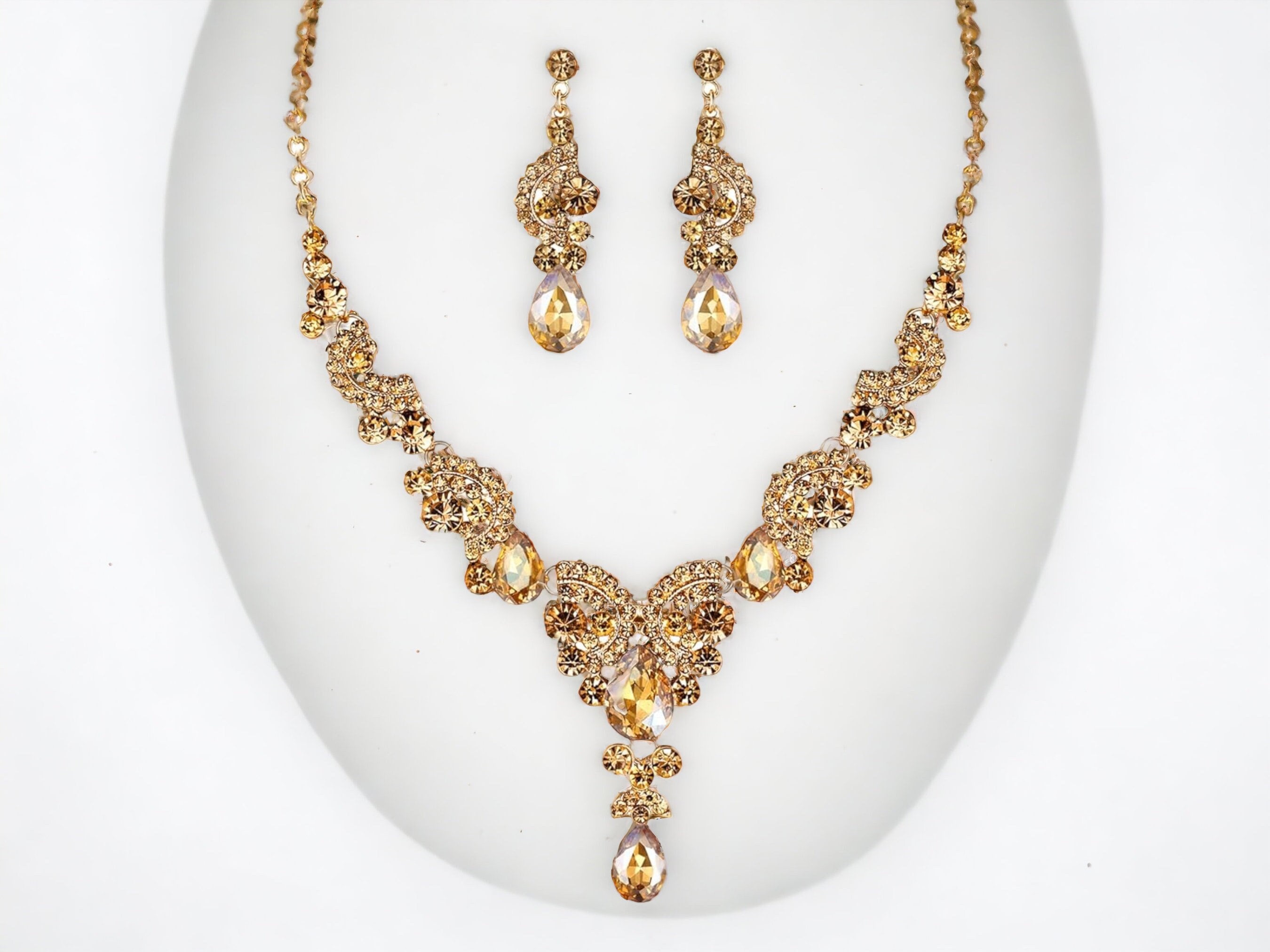 Gold Prom Jewelry - Etsy