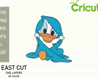 Baby Donald Vector Etsy