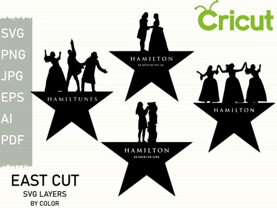 Download Layered Svg Hamilton Svghamilton Vector Cut File American Etsy