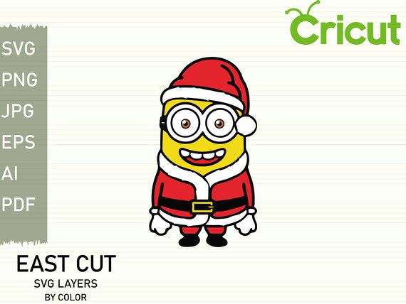 Download Christmas Minion Svg Cricutsilhouette Despicable Me Cut Etsy