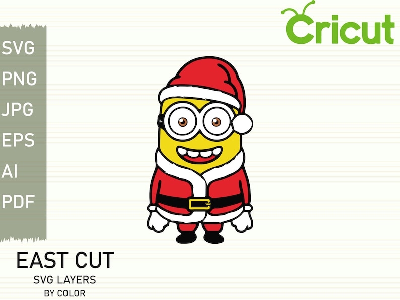 Download Christmas minion svg CricutSilhouette despicable me Cut | Etsy
