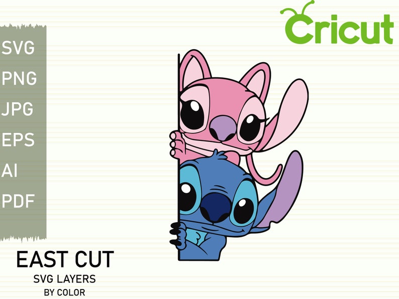 Layered SVG Stitch and Angel svg Cricut Silhouette Cut | Etsy