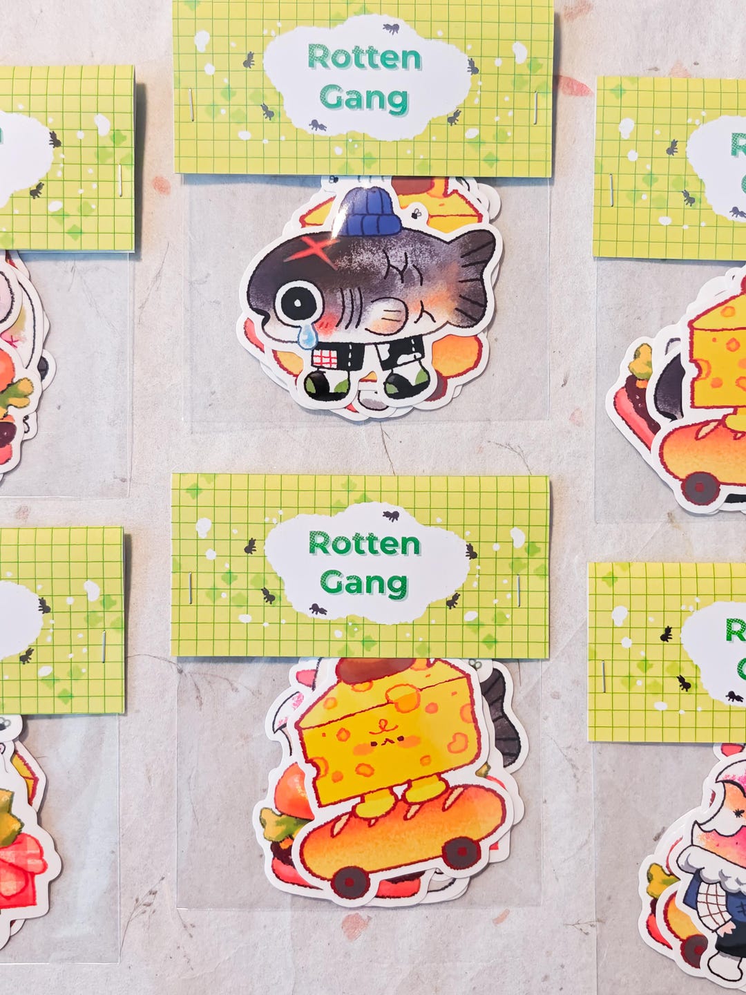 Glossy Rotten Gang Vinyl Sticker Pack - Etsy