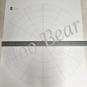 Large A1 sized Polar Grids - Bundle of 5