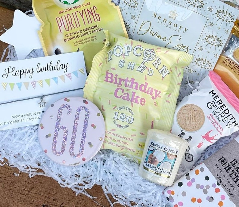 60th Birthday Hamper for Her Happy 60th Birthday Gift Box Etsy UK