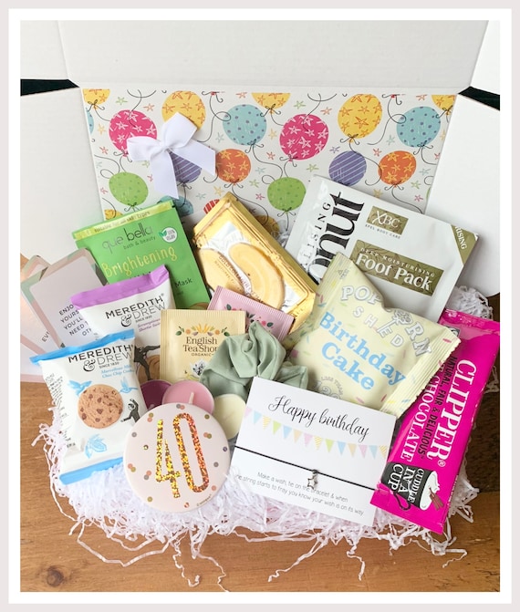 Ladies 40th Birthday Hamper for Her 40th Birthday Gift Box Gift for 40th Birthday 40th Birthday Pamper Box Etsy