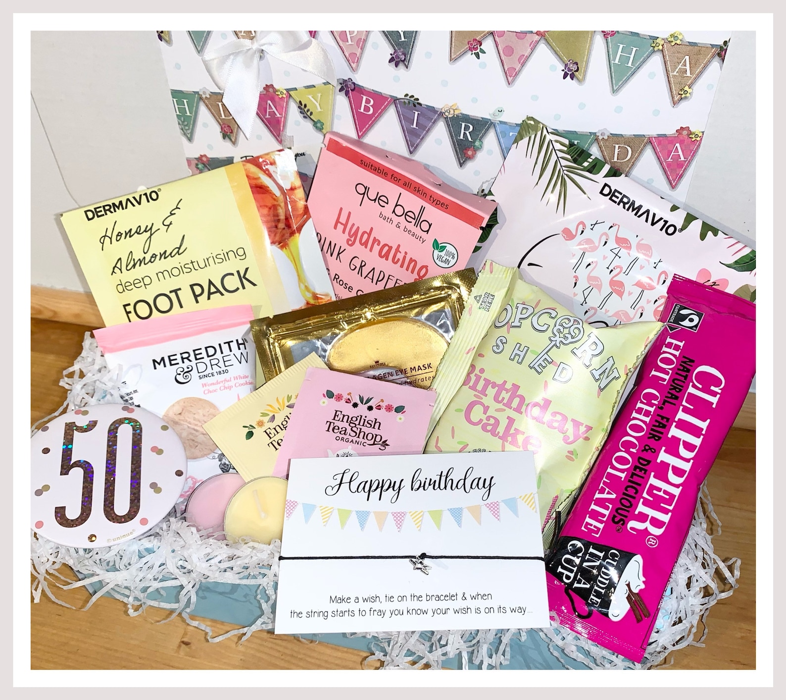 Ladies 50th Birthday Hamper for Her 50th Birthday Pamper Box Etsy UK