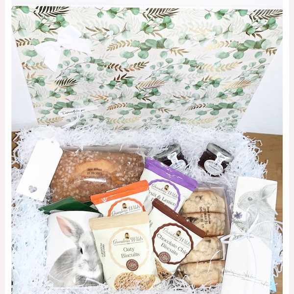 Easter Afternoon Tea Hamper | Bunny Afternoon Tea Gift Box | Easter Hamper | Free Delivery