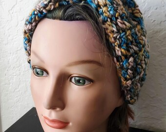 Crocheted Ear Warmer Headbands, various styles, twisted headband, ear warmer
