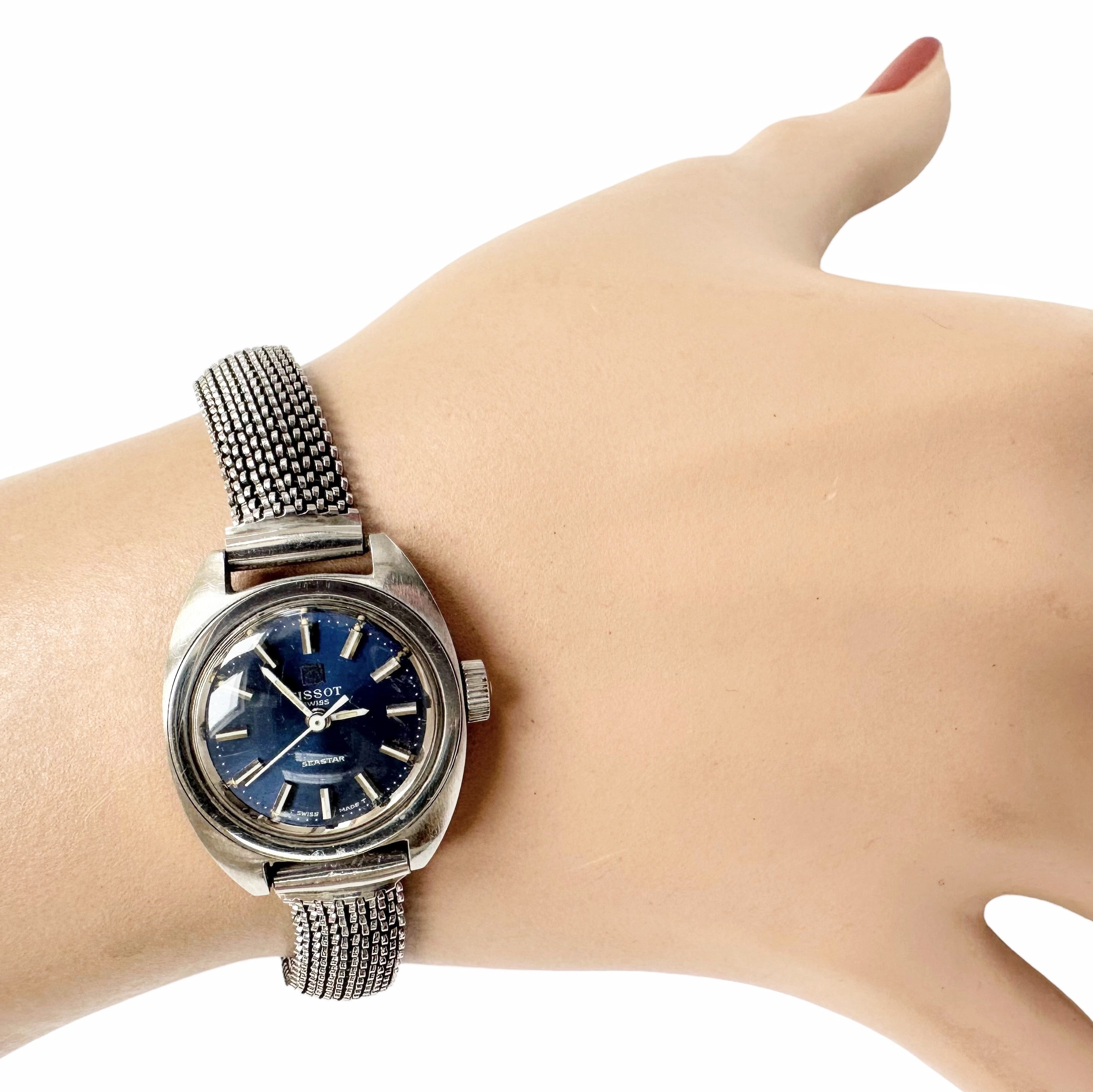 Bracelet De Montre Tissot Seastar 18 Mm - Modèle Vintage B995/150 - Occasion Porté