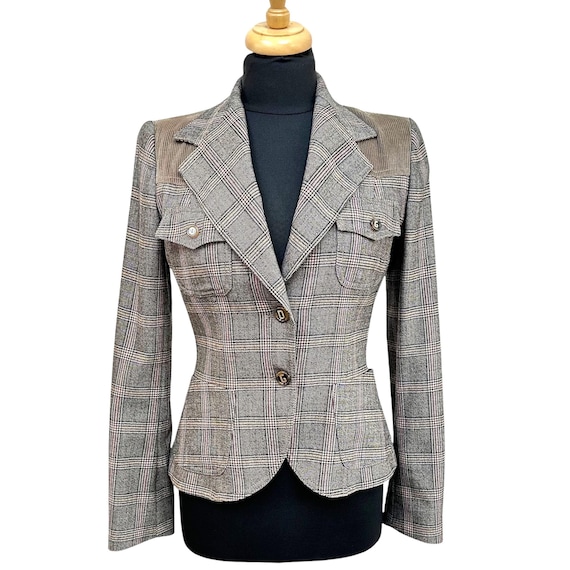 ジャケット・アウター DOLCE&GABBANA wool tailored jacket Dolce & Gabbana Wool Blend Tailored Jacket With Monogram Buttons