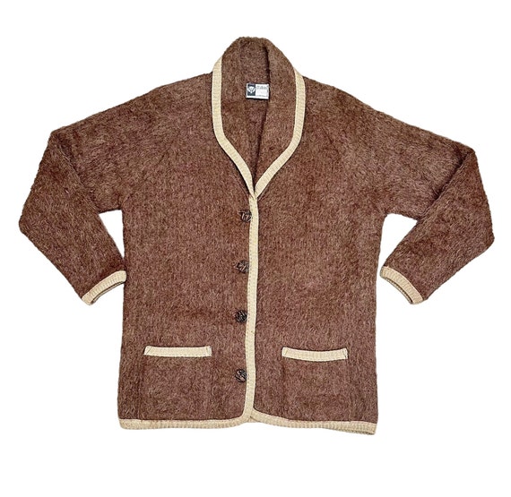 Chic and Versatile vintage Mohair Blend Cardigan … - image 4
