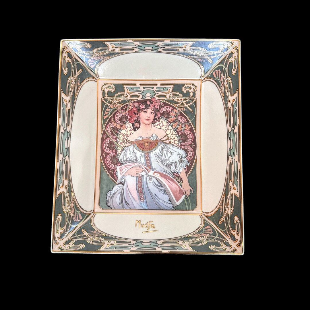 Figurine Goebel Alphonse Mucha L'Été – Porcelaine Artis Orbis, Multicolore