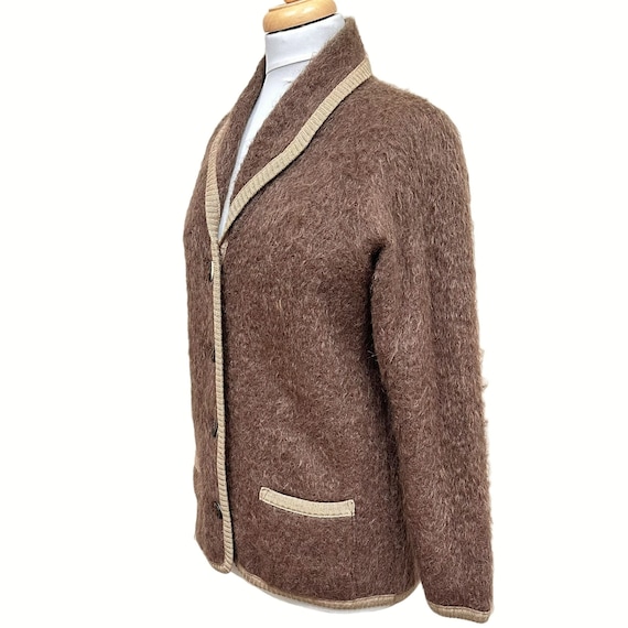 Chic and Versatile vintage Mohair Blend Cardigan … - image 3