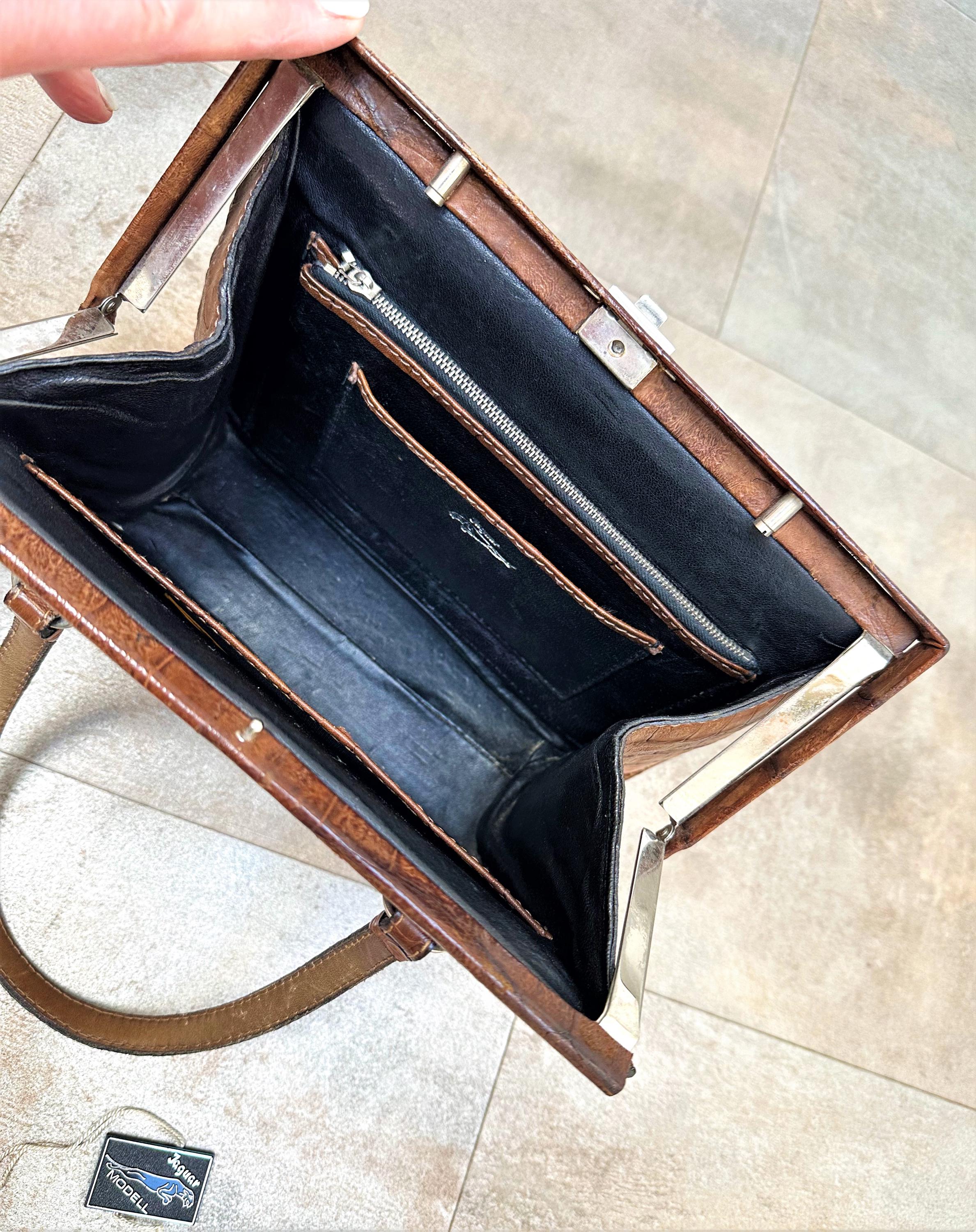 Jaguar leather bag sales