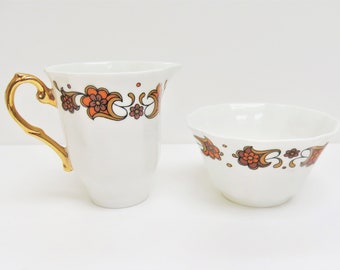 Service à Café Rivanel France 6 Tasses + 6 Soucoupes - Blanc, Occasion En Bon état