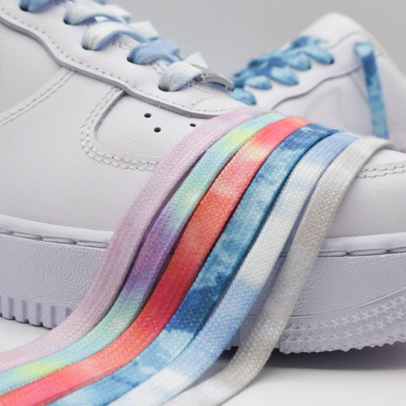 Lacci Tie Dye per Scarpe / Batik / Lacci Colorati per Sneakers | Etsy Italia