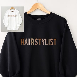 Hairstylist Sweatshirt, Hair Hustler, Hair Dresser Gift, Hair Stylist Shirt, Cosmetologist, Cosmetology, Beautician, Hairstylist Gift, Hair