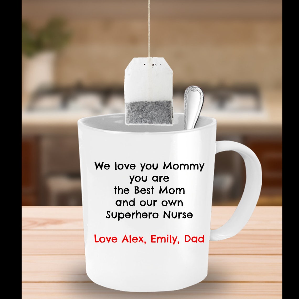 Best Mommy And Nurse Superhero Travel Mug Personalized