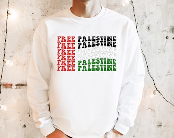Free Palestine Sweatshirt Palestinian Lives Matter Sweatshirt Free Gaza Sweatshirt Human Civil Rights Shirt Equality Stand With Palestine