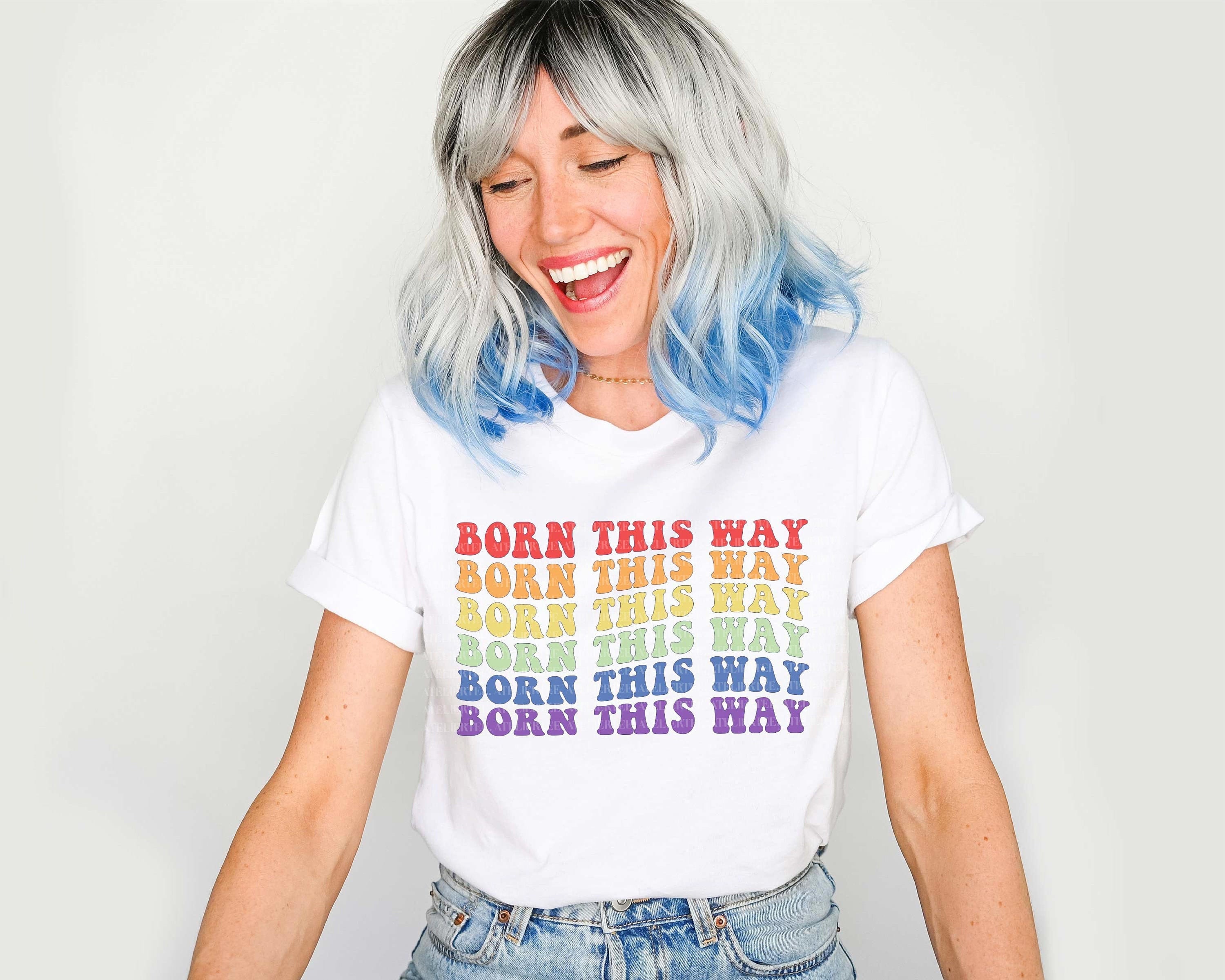 Born This Way T Shirt Lgbt Gay Pride Awareness Month Gift Born This Way T Shirt Lgbt Gay Pride Awareness Month Gift