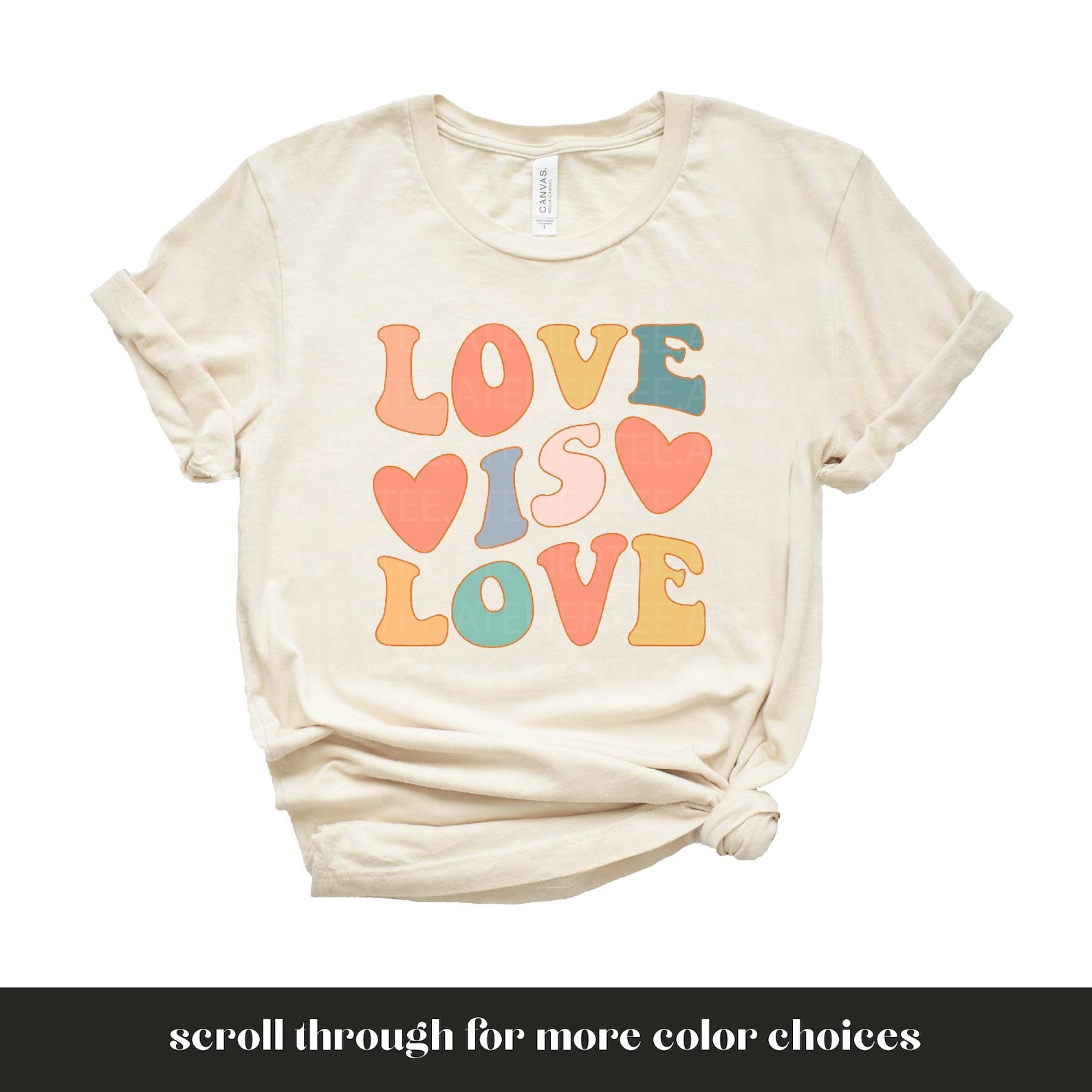 Love Is Love Pride Shirt For Women - LGBTQ Graphic Tee, Cotton Blend, Short Sleeve, Funny & Supportive