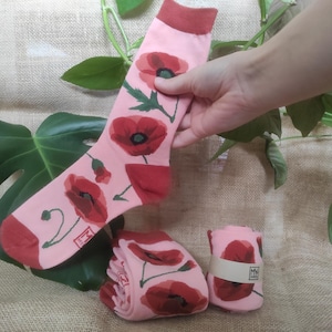 Designer Socks - Poppy