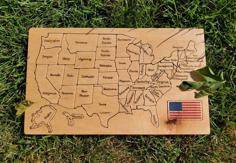 Printable Puzzle Map Of The United States Printable Tim Van De Vall 