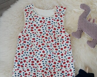 Strampler - Baby romper with fruits size 50/56