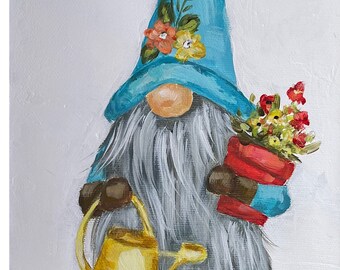 Gnome painting kit | DIY painting kit | Lars | Flower Pot
