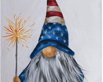 Gnome painting kit | DIY painting kit | Axel | 4th of July