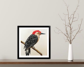 Vogelprint | Wall Art | Specht Print | home Decor | Gift