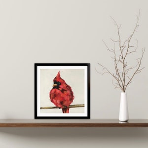 Cardinal Bird Art Print . Home Decor