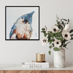 Bird Print | Wall Art | Titmouse Bird | home Decor | Gift