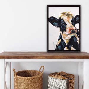 Cows, Holstein Cow, Holstein  Cow Art Print, Holstein , Dairy Cow