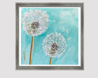 Wall Art | Dandelion  Print | Home Decor | Wall Hanging | Gift | Dandelion