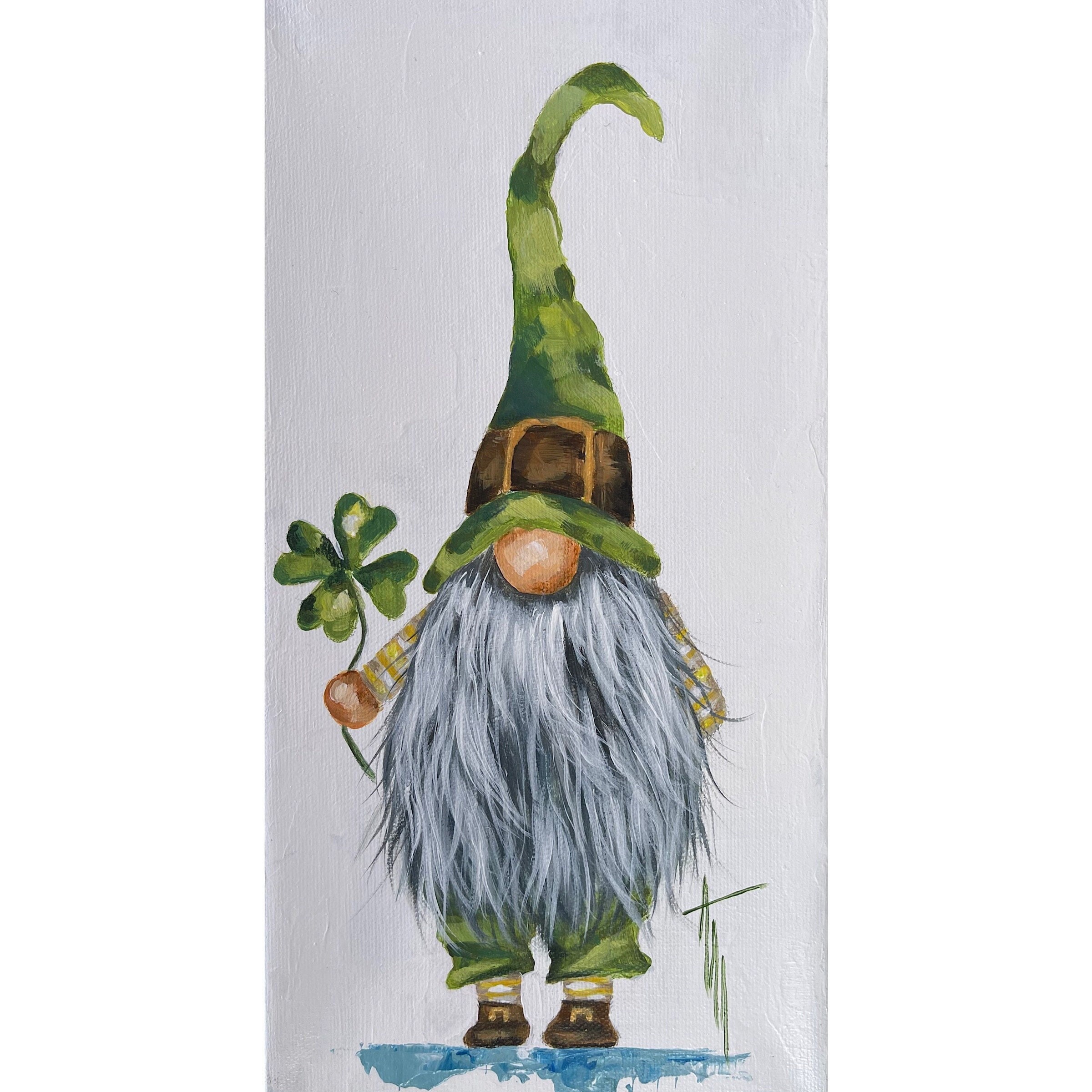 Gnome painting kit | DIY painting kit | Patrick | Clover