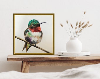 Kolibri Kunstdruck. Wohndekor
