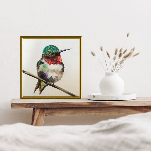 Hummingbird  Art Print . Home Decor