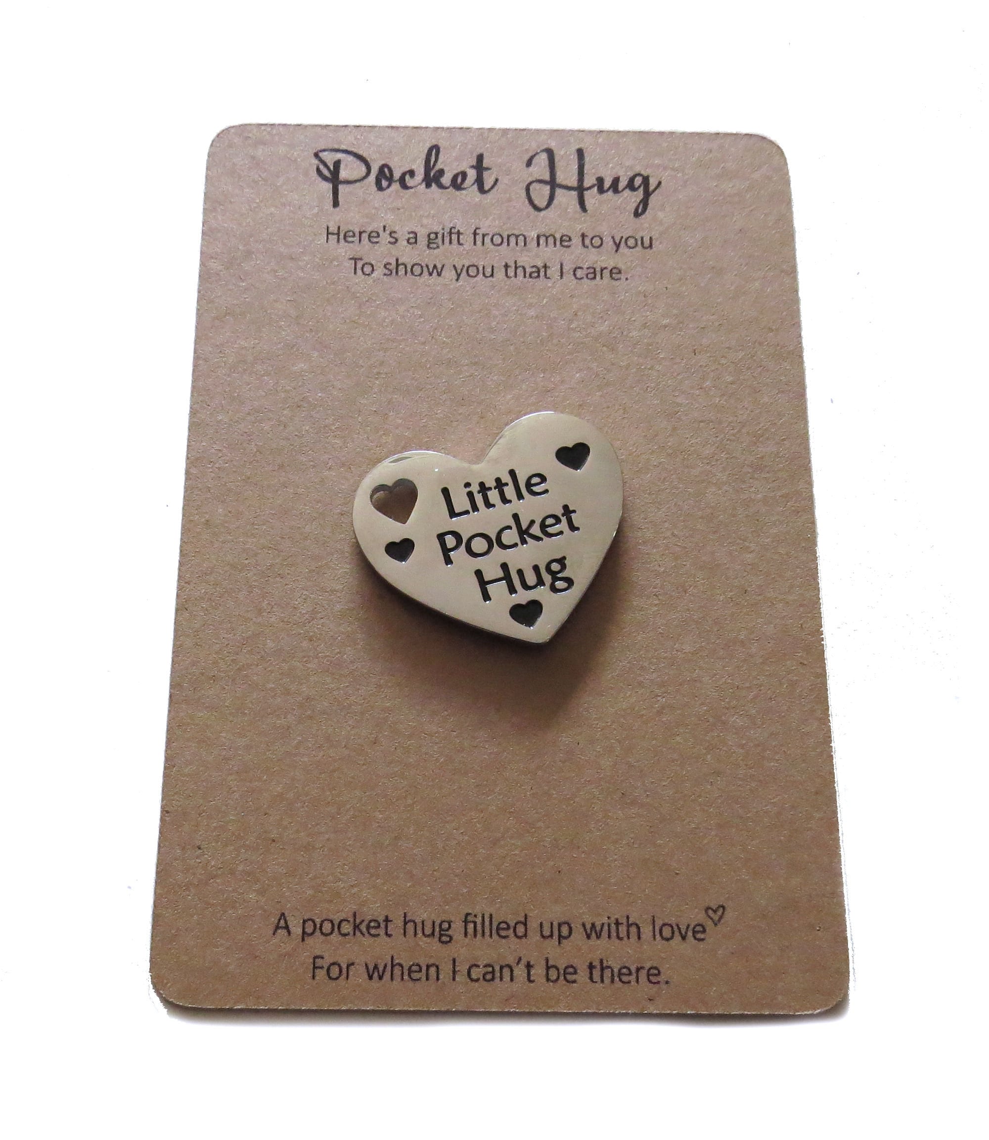 EZLIFE Little Pocket Hug Token,Eye Token Hug Card Greeting Cards Keepsake For Friends Family Colleagues Social Gif Distance H2v2