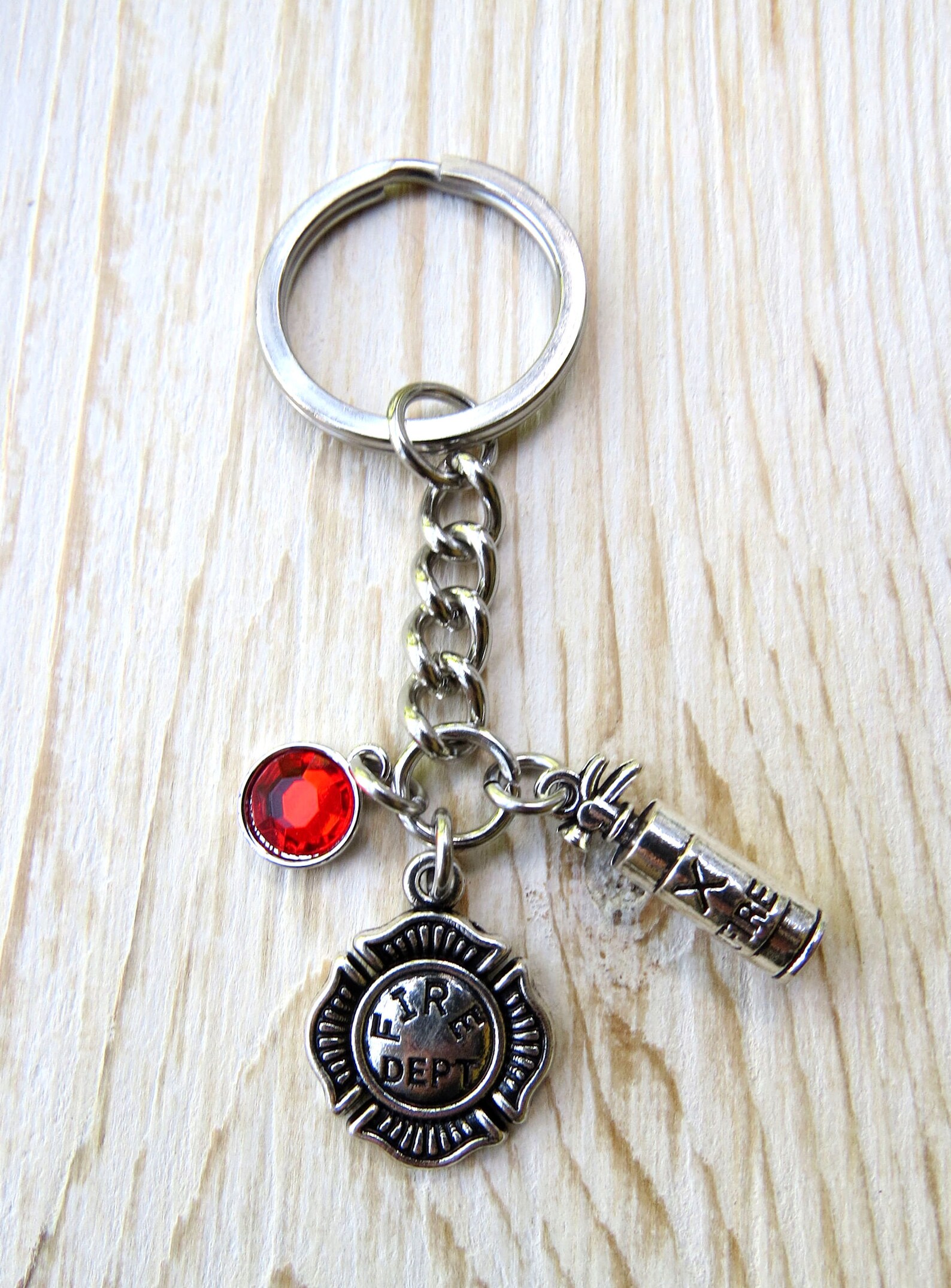 Firefighter Keychain, Fireman Academy Graduation Stainless Steel ...