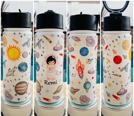 Rainbow Insulated Stainless Steel Water Bottle for Kids Toddlers Steel Cup  with Straw & Handle Straw Bottle for School Boys Girls Office Travel Sports
